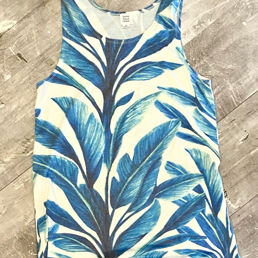 Some day lovin palm dress size small